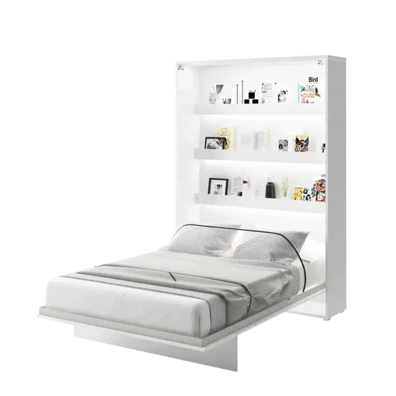 Buy BC-14 Horizontal Wall Bed Concept 160cm, Colour: White Gloss, 11 image