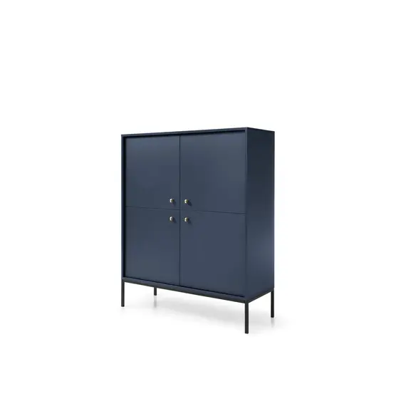 Buy Mono Highboard Cabinet, Colour: Navy, 4 image