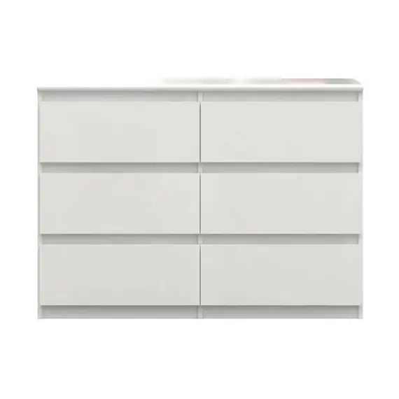 Buy White Gloss Dresser Chest Of Drawers 110cm