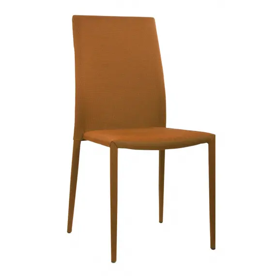 Buy Chatham Fabric Chair Orange with Orange Metal Legs, Colour: Orange