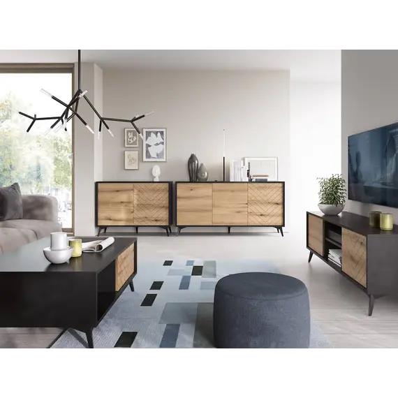 Buy Diamond Sideboard Cabinet with Drawers 103cm, 4 image
