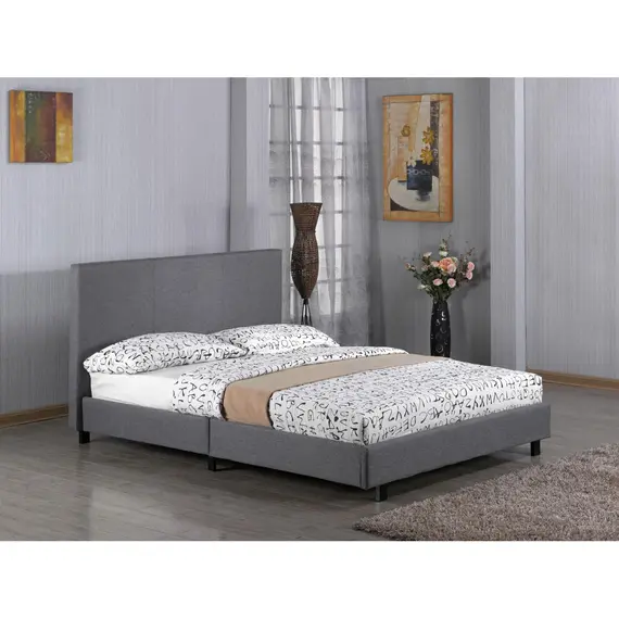Buy Fusion Fabric Double Bed Grey