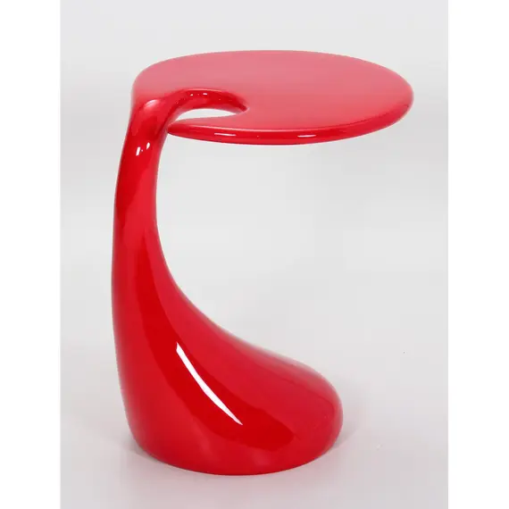 Buy Houston Lamp Table Red, Colour: Red