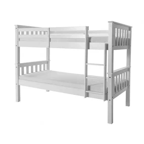 Buy Porto Bunk Bed White, Colour: White, Size: Bunk Bed