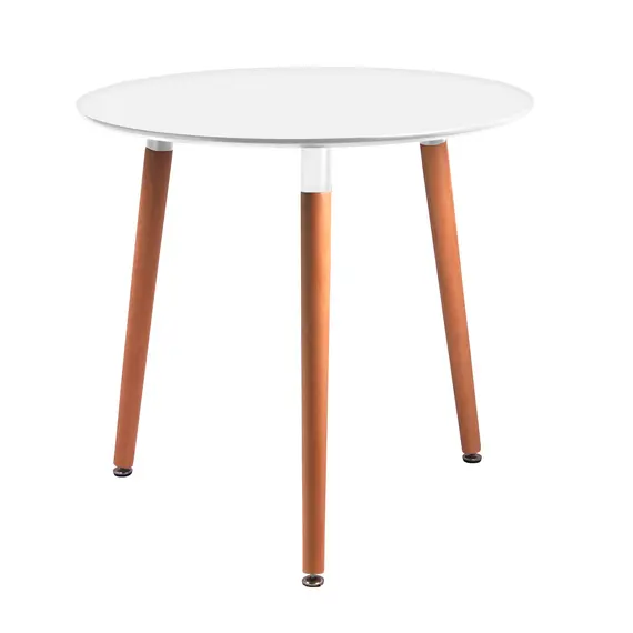 Buy Lilly Round Table White, Colour: White