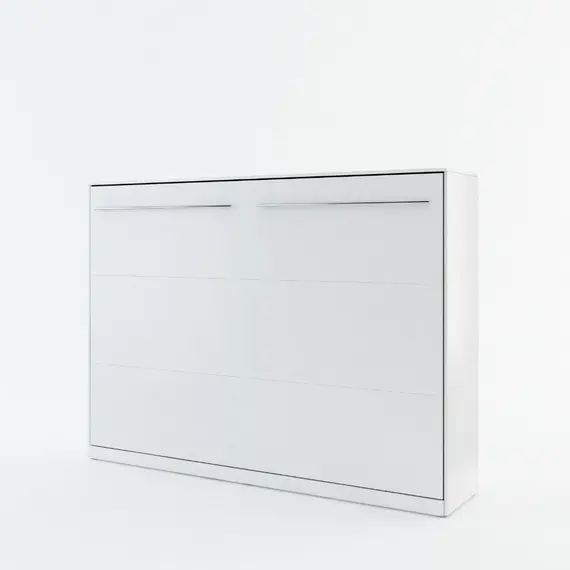 Buy CP-04 Horizontal Wall Bed Concept 140cm, Colour: White Matt, Mattresses: Without Mattresses, Size: Double