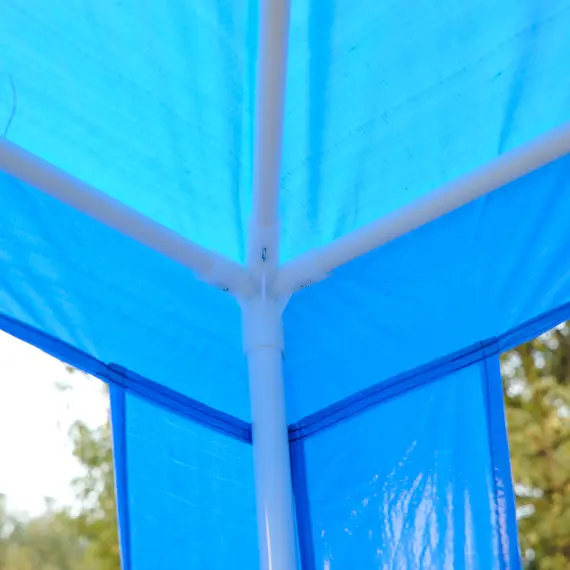 Buy 2.7m x 2.7m Garden Gazebo Marquee Party Tent Wedding Canopy Outdoor(Blue), 6 image