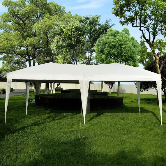 Buy Outsunny Pop Up Gazebo Marquee, size(6m x 3m)-White, 6 image