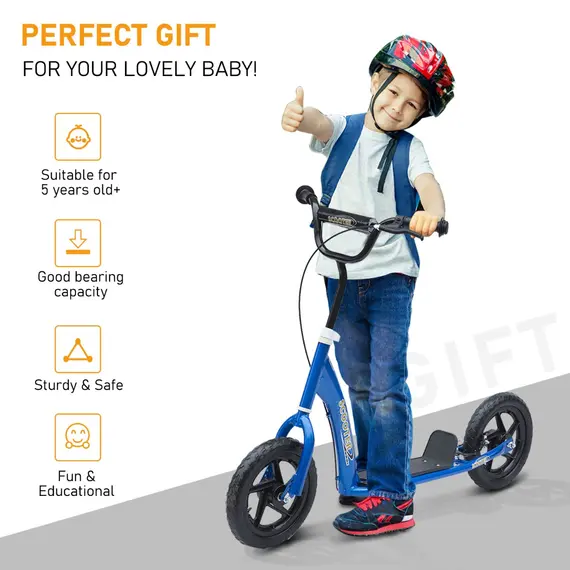 Buy 12" Tyres Scooter-Blue, 3 image