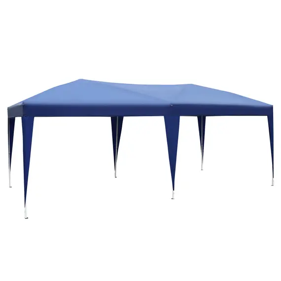 Buy 6x3 m Pop-Up Gazebo-Blue Oxford Cloth/Steel