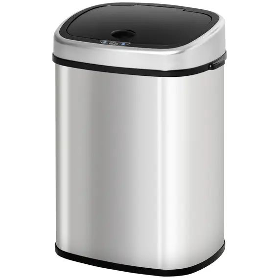 Buy Stainless Steel Kitchen Sensor Dustbin Automatic Touchless Rubbish Garbage Waste Bin 58L Silver