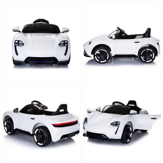 Buy HOMCOM 6V Kids Electric Ride On Car-White, 4 image