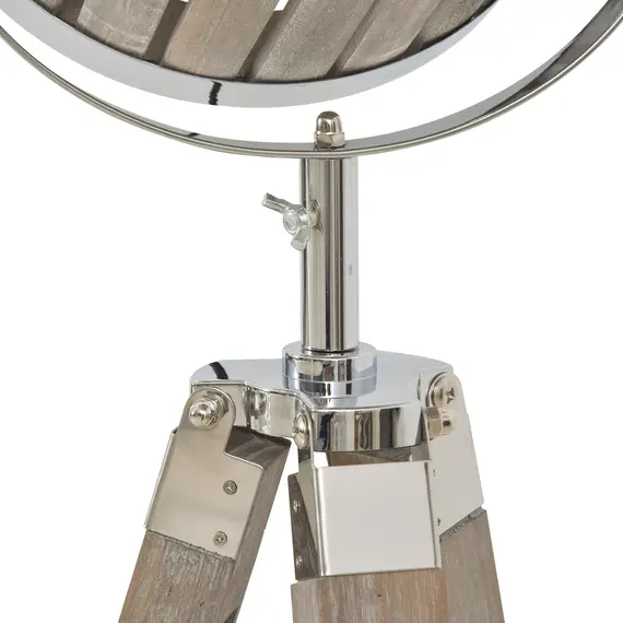 Buy Telescopic Floor Lamp Unique Wood Frame Adjustable Shade Height Unique Vintage Spotlight Metal Home Office Furniture Lighting, 7 image