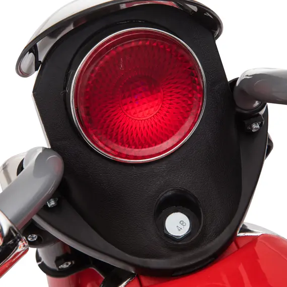 Buy 6V Battery PP Kids Motorcycle Ride On Trike w/ Lights Music Horn 18 - 36 Months Red, 7 image
