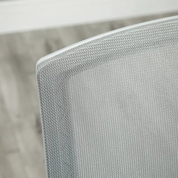 Buy Ergonomic Office Chair Adjustable Height Breathable Mesh Desk Chair w/Armrest and 360В° Swivel Castor Wheels Grey, 8 image
