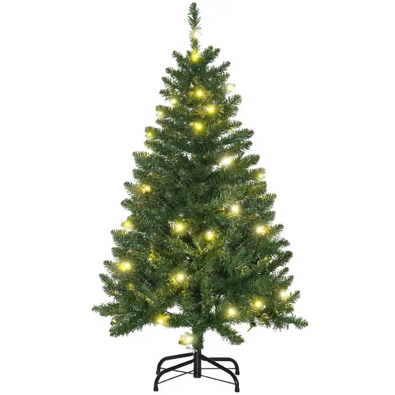 Buy 4FT Christmas Tree Warm White LED Light Holiday Home Decoration, Green