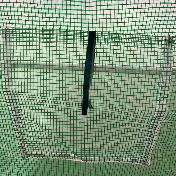 Buy Outsunny Walk in Polytunnel Outdoor Garden Greenhouse with Windows and Doors (4 x 2M), 8 image