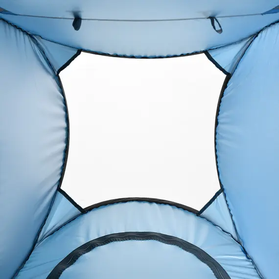 Buy Camping Shower Tent Pop Up Toilet Privacy for Outdoor Changing Dressing Bathing Storage Room Tents, Portable Carrying Bag for Hiking, Blue, 8 image