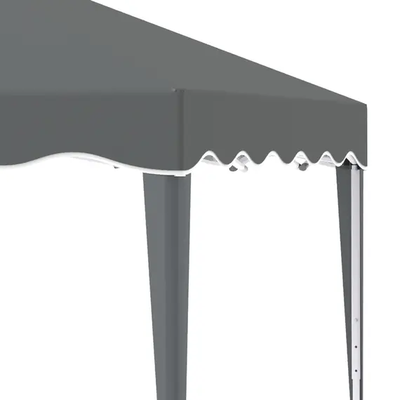 Buy Outsunny 3x3(m) Pop Up Gazebo Canopy, Foldable Tent with Carry Bag, Adjustable Height, Wave Edge, Garden Outdoor Party Tent, Grey, 7 image