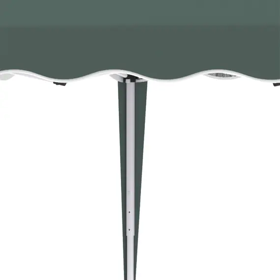 Buy Outsunny 3x3(m) Pop Up Gazebo Canopy, Foldable Tent with Carry Bag, Adjustable Height, Wave Edge, Garden Outdoor Party Tent, Green, 7 image