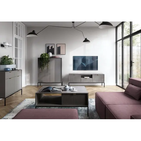 Buy Nova Coffee Table 104cm, Colour: Grey, 3 image