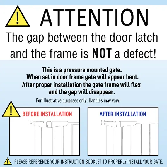 Buy Pet Safety Barrier Gate W/ Iron tube, 74.9H x 73-80W cm-White, 5 image
