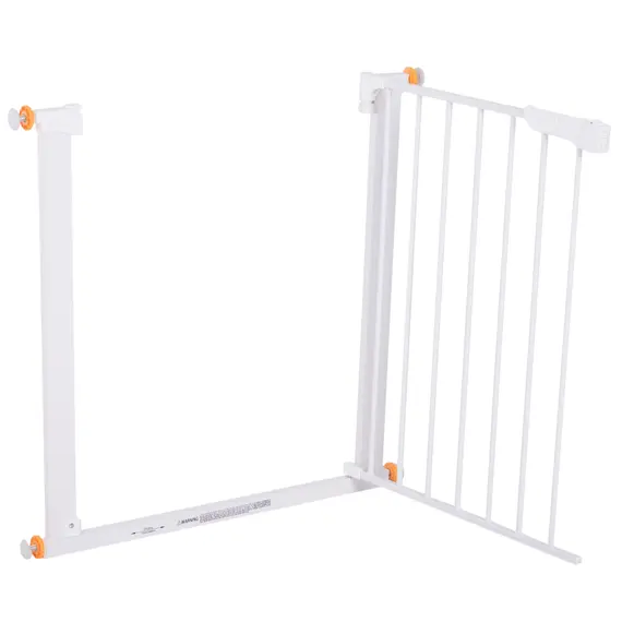 Buy Pet Safety Barrier Gate W/ Iron tube, 74.9H x 73-80W cm-White, 6 image