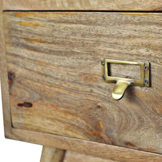 Buy Brass Metal Slot Bedside, 8 image