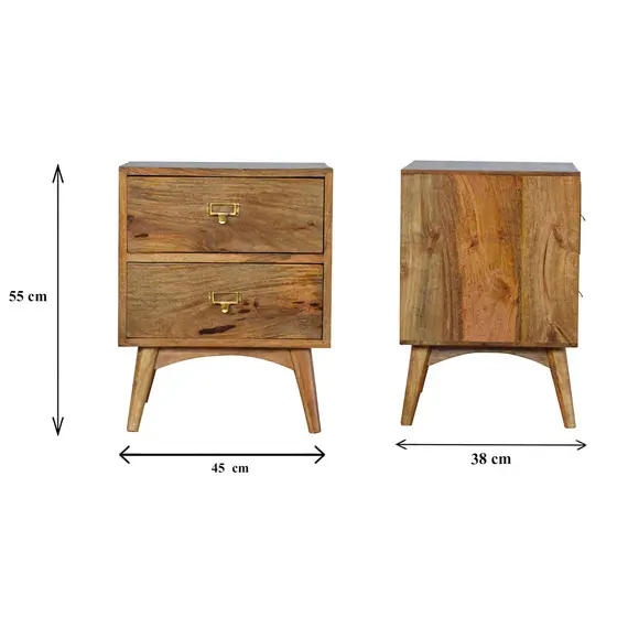 Buy Brass Metal Slot Bedside, 13 image