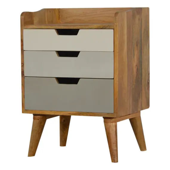 Buy Grey and White Gradient Bedside, 3 image
