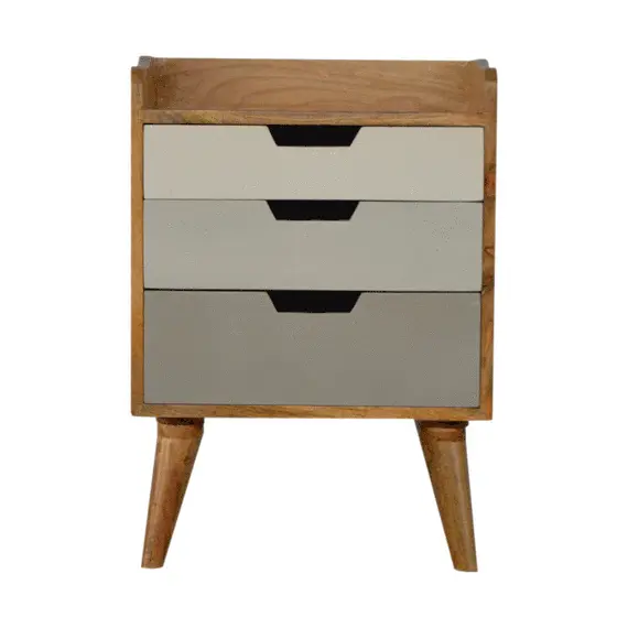 Buy Grey and White Gradient Bedside, 10 image