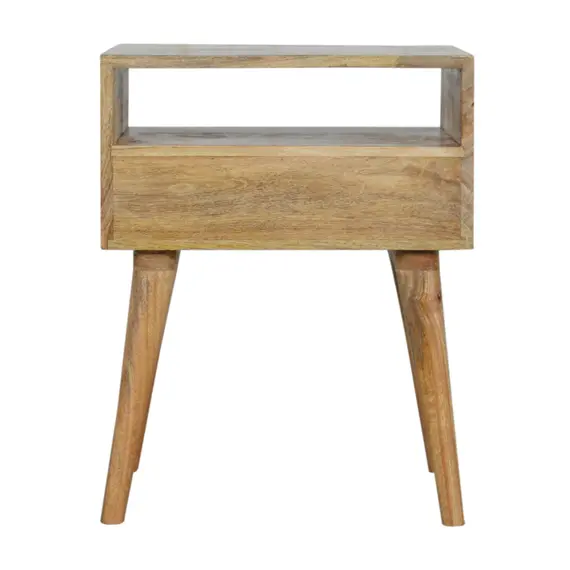 Buy White Painted Drawer Bedside Table, 9 image