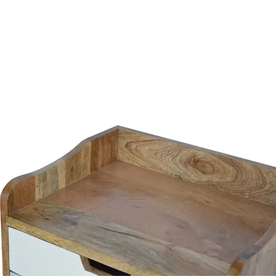 Buy Blue and White Gradient Bedside, 4 image