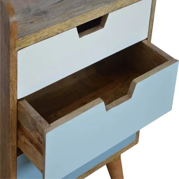 Buy Blue and White Gradient Bedside, 7 image