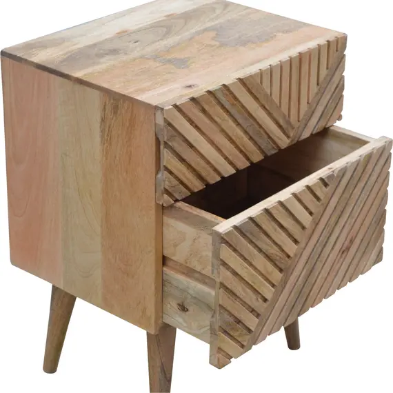 Buy Lille 2 Drawer Bedside, 12 image
