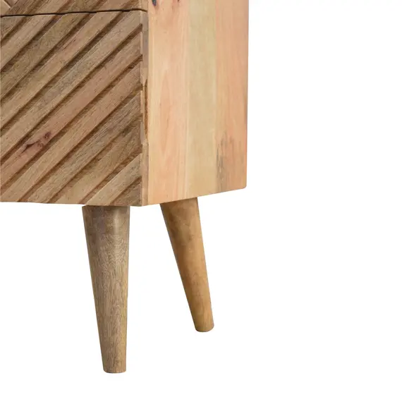 Buy Lille 2 Drawer Bedside, 15 image