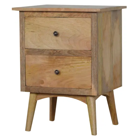 Buy Nordic Style Bedside with 2 Drawers, 3 image