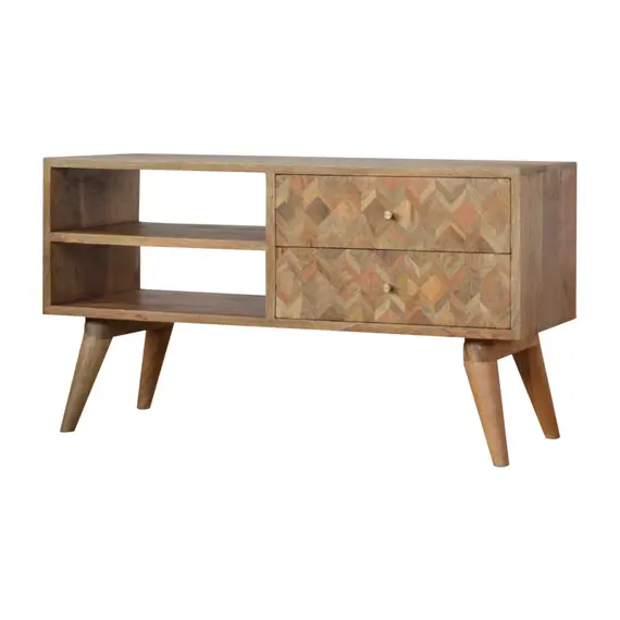 Buy Assorted Oak-ish Media Unit, 4 image