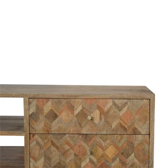 Buy Assorted Oak-ish Media Unit, 6 image