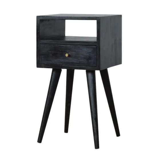 Buy Mini Ash Black Bedside, 2 image