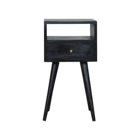 Buy Mini Ash Black Bedside, 11 image