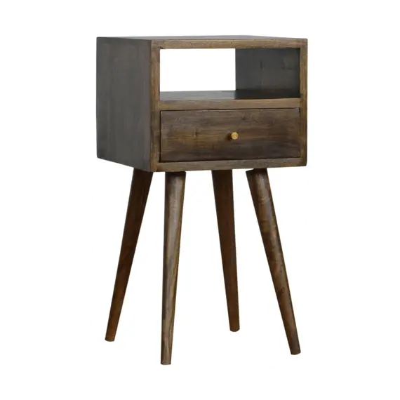 Buy Mini Grey Washed Bedside, 2 image