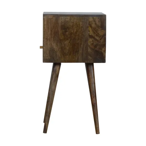 Buy Mini Grey Washed Bedside, 7 image