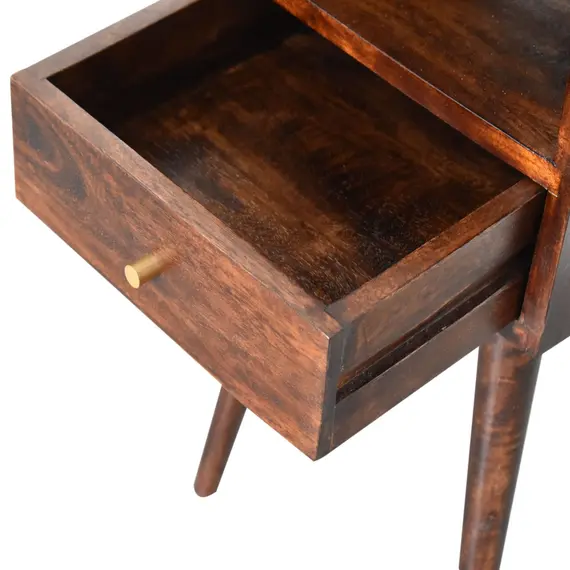 Buy Mini Walnut Bedside, 9 image