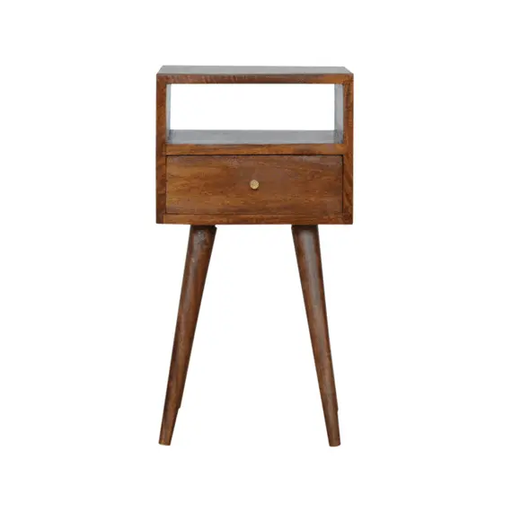 Buy Mini Walnut Bedside, 11 image