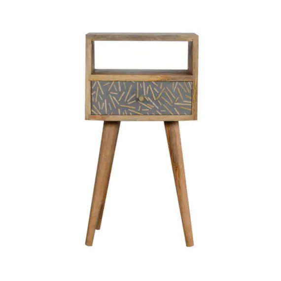 Buy Mini Cement Chip Drawer Bedside, 13 image