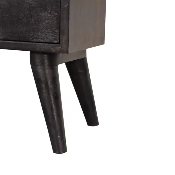 Buy Multi Drawer Ash Black Bedside, 7 image