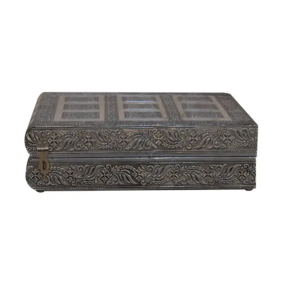 Buy Violet Double Jewellery Box, 9 image