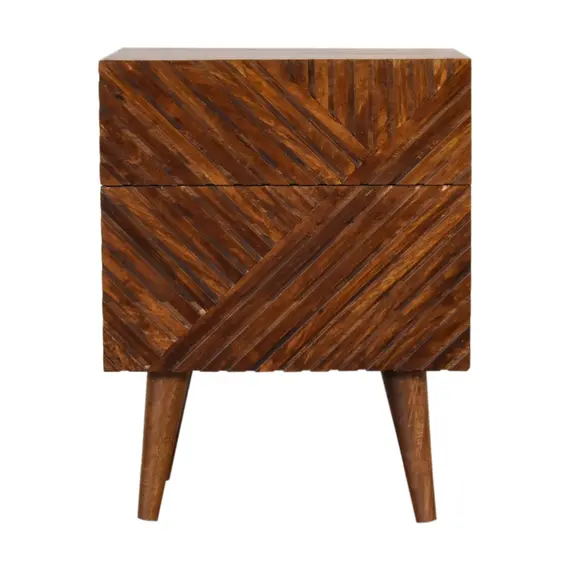 Buy Lille 2 Drawer Bedside, 2 image