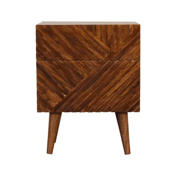 Buy Lille 2 Drawer Bedside, 19 image